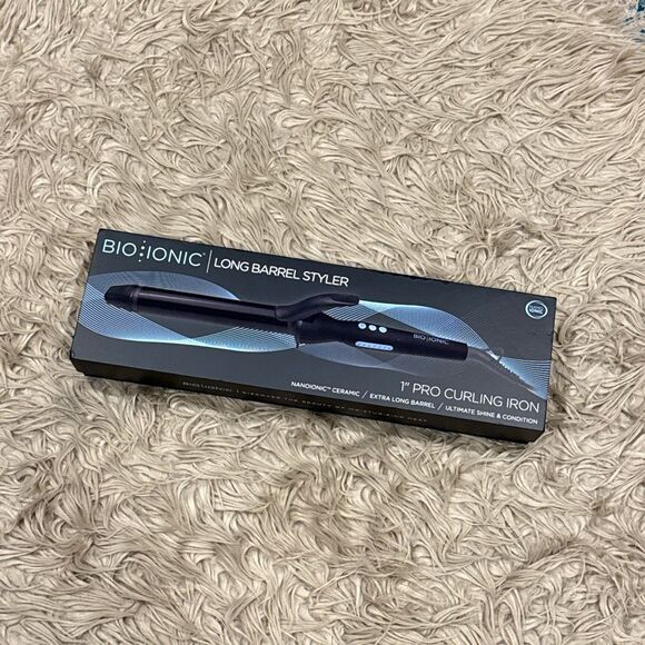 Bio Ionic Long Barrel Styler 1” Pro Curling Iron – NEW in Box - Picture 1 of 6